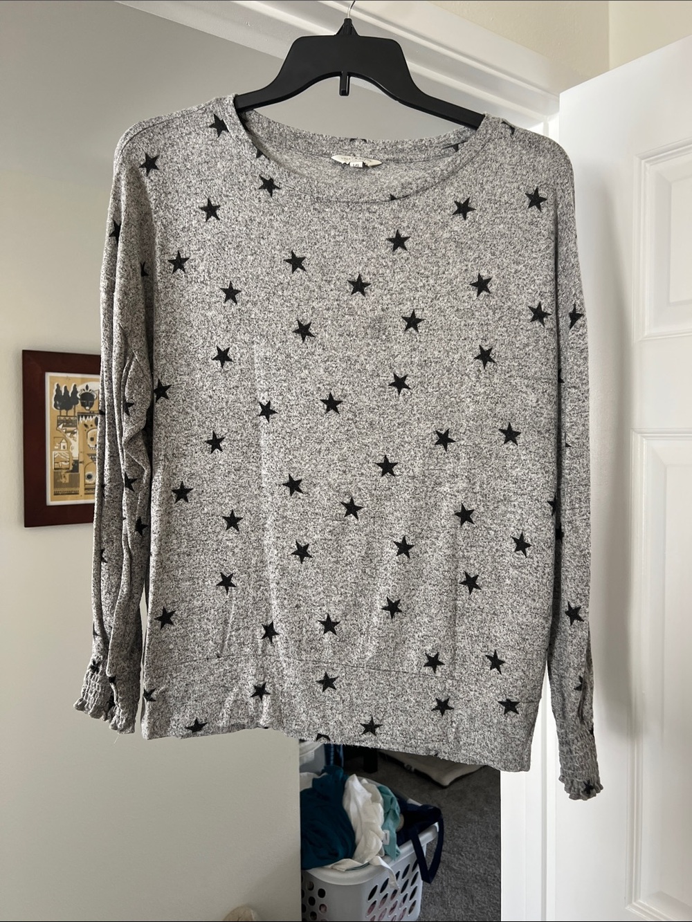 Lucky Brand Gray Star long sleeve